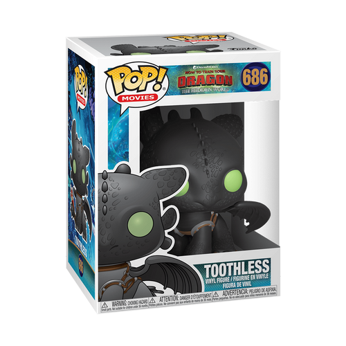 Funko Pop! Movies: How To Train Your Dragon The Hidden World - Toothless #686