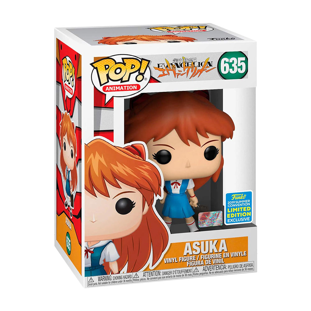 Funko Pop! Animation: Neon Genesis Evangelion - Asuka School Uniform #635 2019 Summer Convention Limited Edition Exclusive