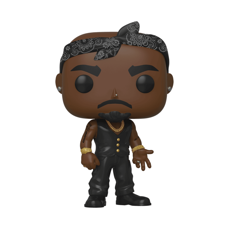 Funko Pop Rocks: Tupac - Vest with Bandana Vinyl Figure