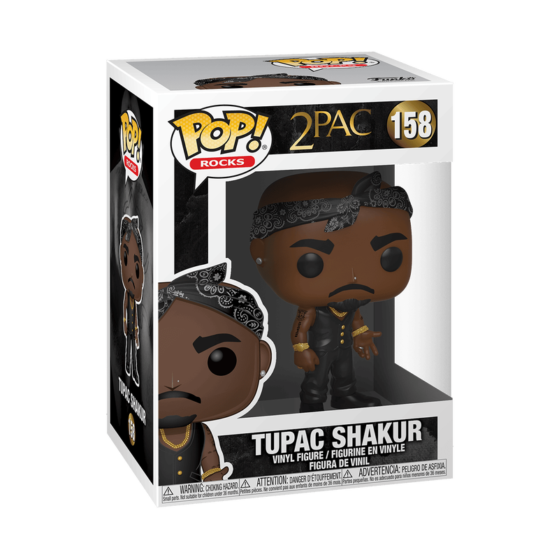 Funko Pop Rocks: Tupac - Vest with Bandana Vinyl Figure