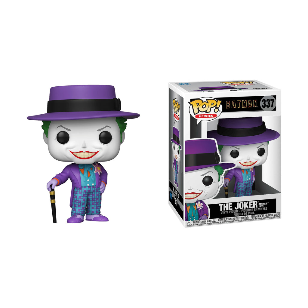 Funko Pop Heroes: Batman 1989 Joker With Hat Vinyl Figure