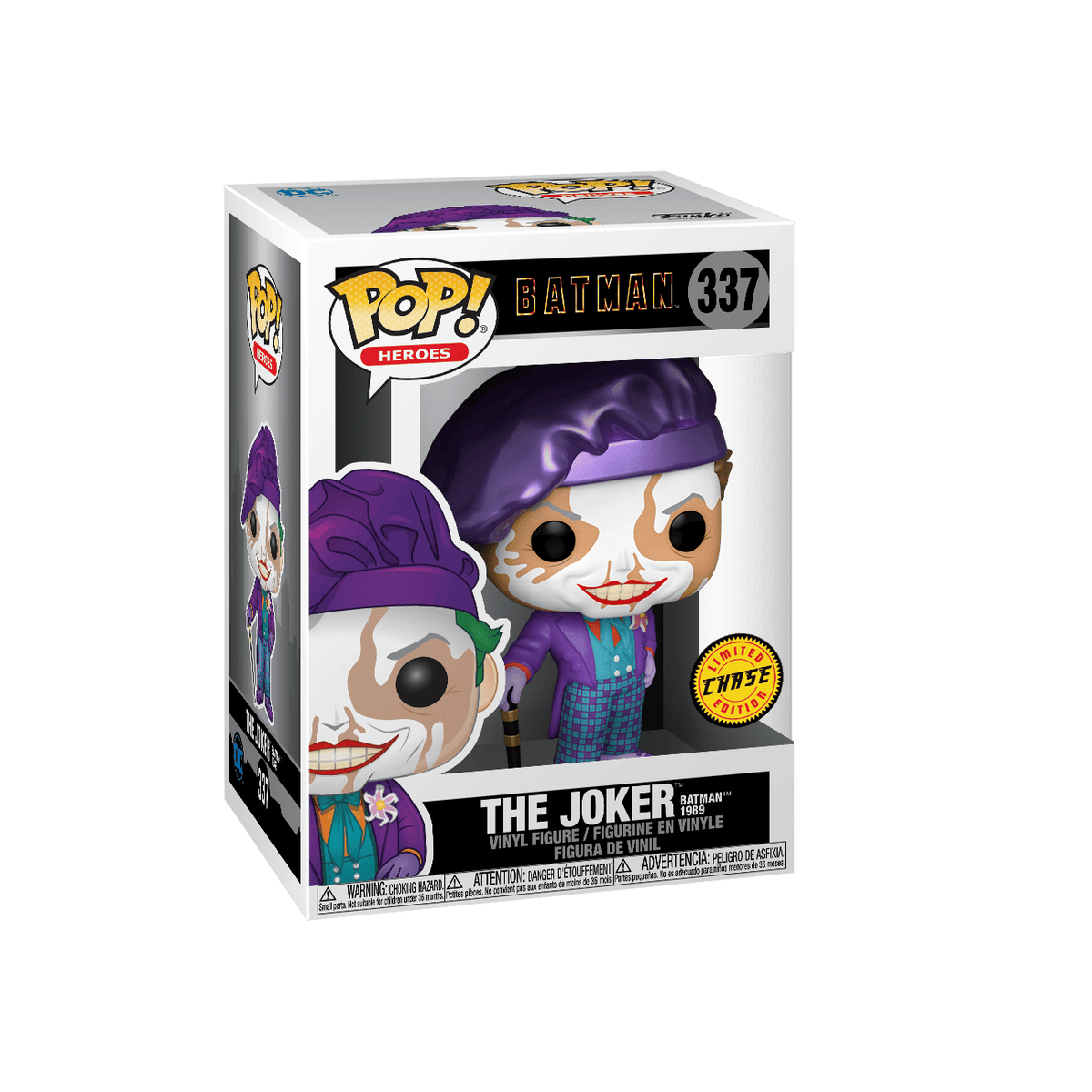 Funko Pop Heroes: Batman 1989 Joker With Hat Chase Vinyl Figure
