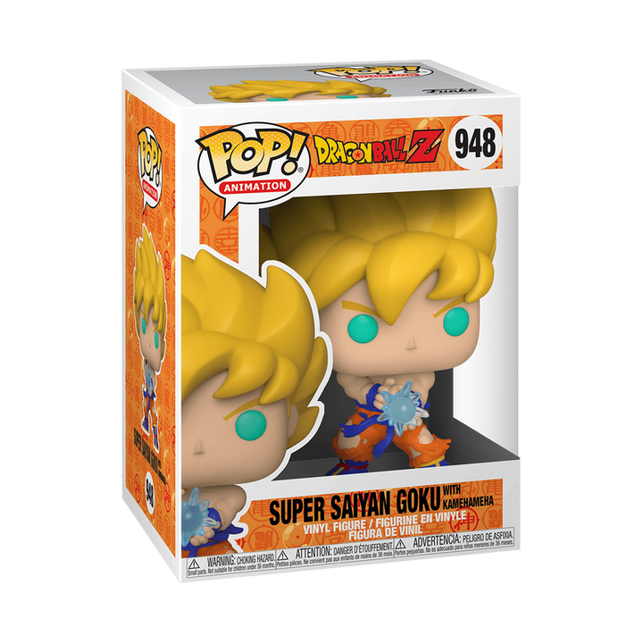 Funko Pop! Animation: Dragon Ball Z - Super Saiyan Goku with Kamehameha #948