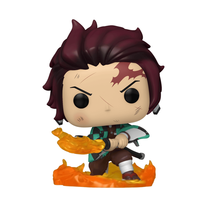 Funko Pop! Animation: Demon Slayer - Tanjiro Kamado Hinokami Kagura Dance Galactic Toys Exclusive