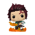 Funko Pop! Animation: Demon Slayer - Tanjiro Kamado Hinokami Kagura Dance Galactic Toys Exclusive
