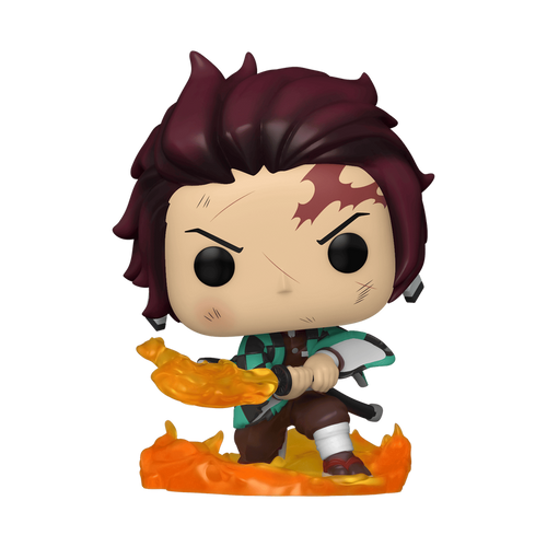 Funko Pop! Animation: Demon Slayer - Tanjiro Kamado Hinokami Kagura Dance Galactic Toys Exclusive