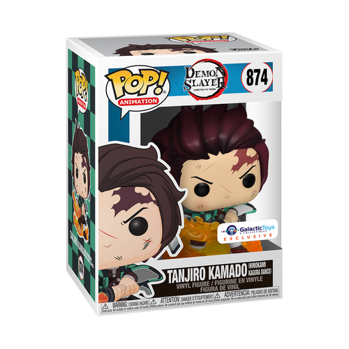 Funko Pop! Animation: Demon Slayer - Tanjiro Kamado Hinokami Kagura Dance Galactic Toys Exclusive