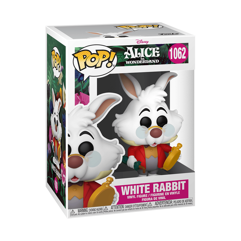 Funko Pop! Disney: Alice in Wonderland 70th - White Rabbit with Watch Vinyl Figure
