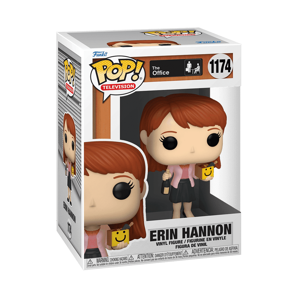 Funko Pop! TV The Office - Erin with Happy Box & Champagne Vinyl Figure