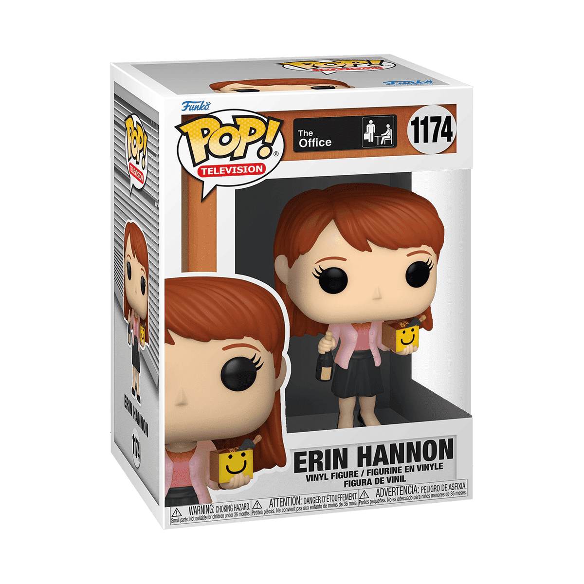 Funko Pop! TV The Office - Erin with Happy Box & Champagne Vinyl Figure