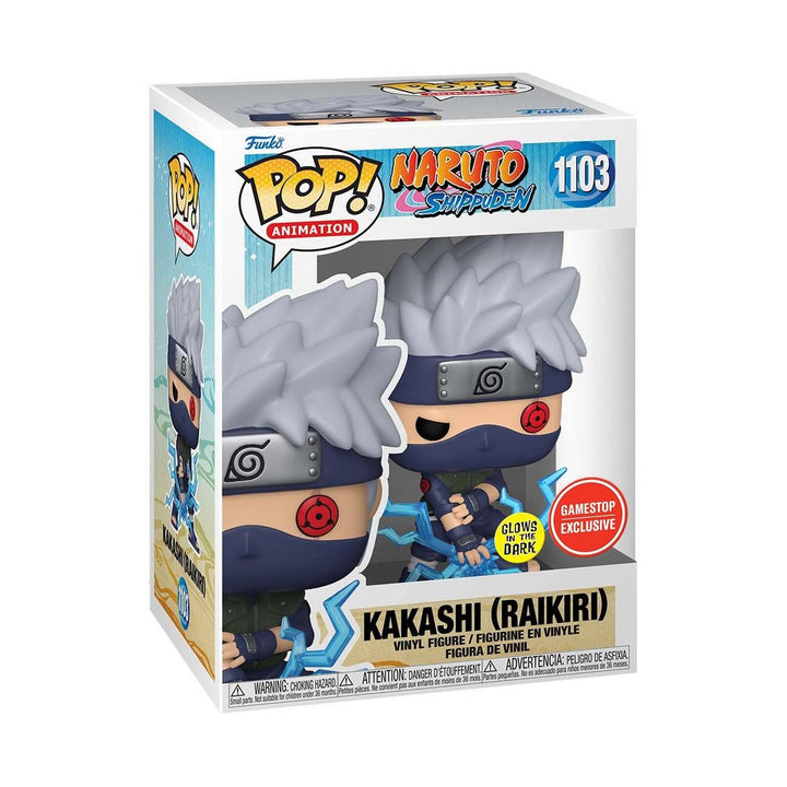 Funko Pop! Animation: Naruto Shippuden - Kakashi Raikiri Glow-In-The-Dark GameStop Exclusive