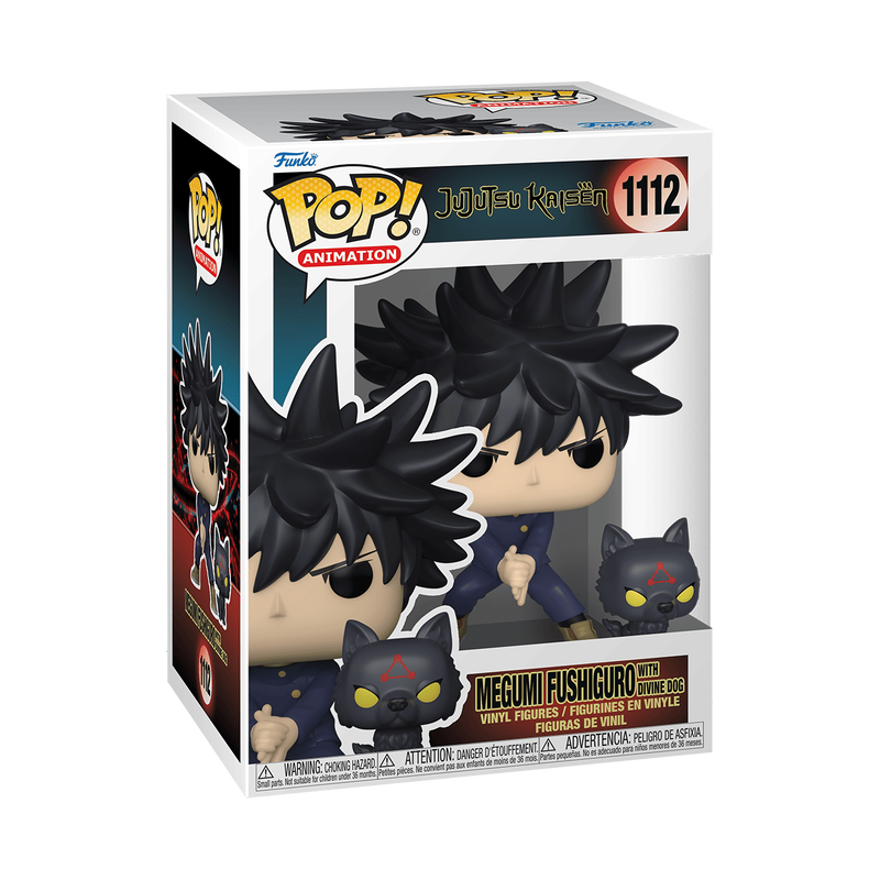 Funko Pop! & Buddy Animation: Jujutsu Kaisen - Megumi Fushiguro with Divine Dog #1112