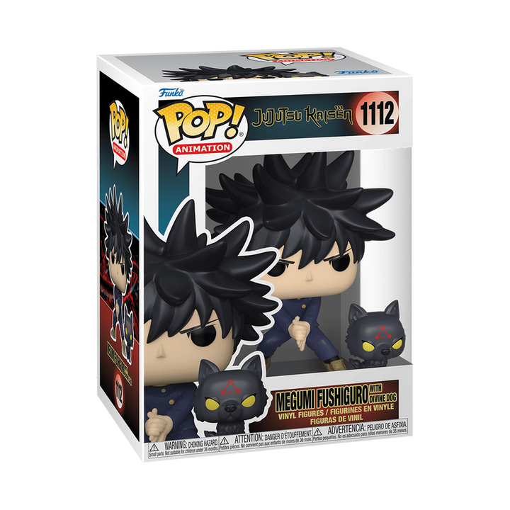 Funko Pop! & Buddy Animation: Jujutsu Kaisen - Megumi Fushiguro with Divine Dog #1112