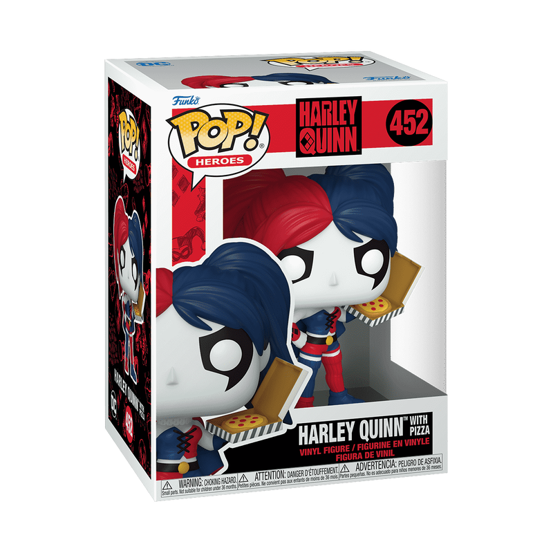 Funko Pop! Heroes: DC - 30th Anniversary Harley Quinn with Pizza #452