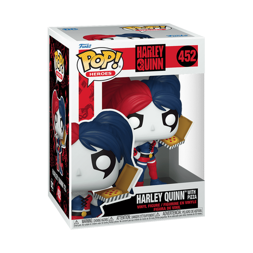 Funko Pop! Heroes: DC - 30th Anniversary Harley Quinn with Pizza #452