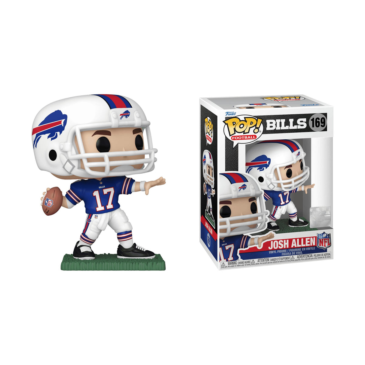 Funko Pop! Sports: NFL - Josh Allen Home Uniform #169