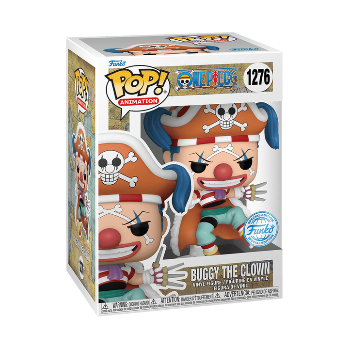 Funko Pop! Animation: One Piece - Buggy the Clown #1276 Special Edition Exclusive