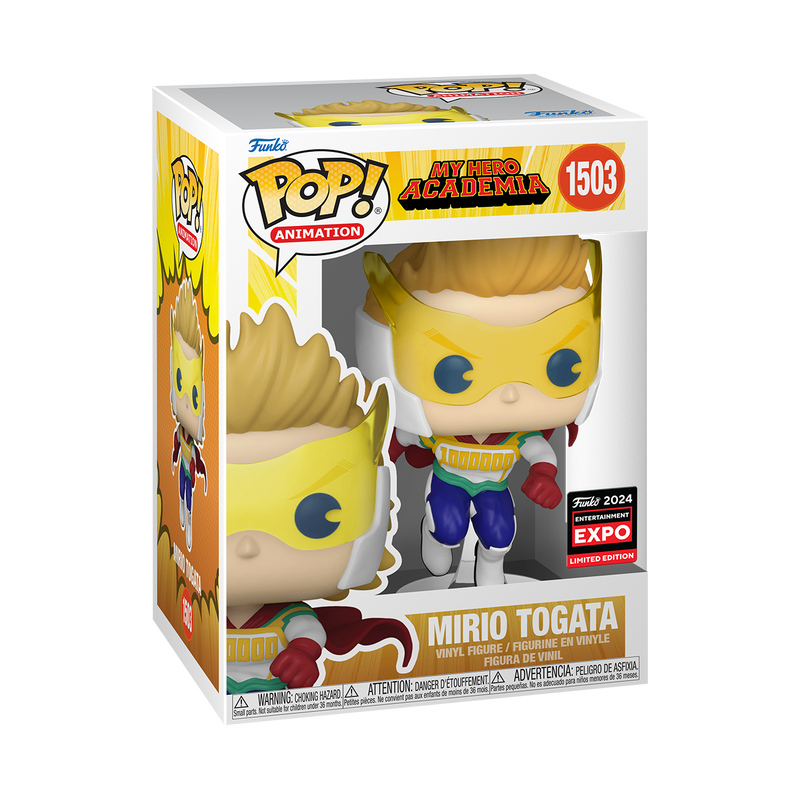 Funko Pop! Animation: My Hero Academia - Mirio Togata 2024 Limited Edition Entertainment Expo Shared Exclusive