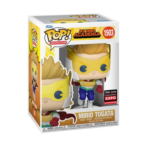 Funko Pop! Animation: My Hero Academia - Mirio Togata 2024 Limited Edition Entertainment Expo Shared Exclusive