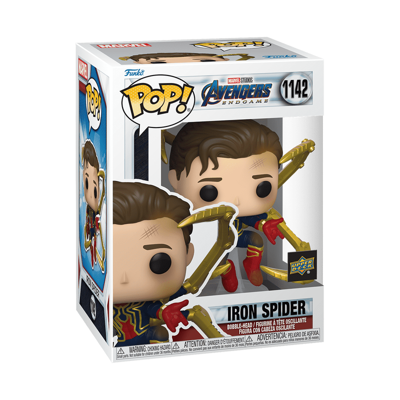 Funko Pop! Marvel: Avengers Endgame - Iron Spider Unmasked with Gauntlet #1142