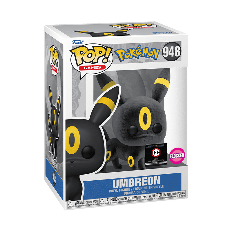 Funko Pop! Games: Pokemon - Umbreon Flocked #948 Chalice Collectibles Exclusive