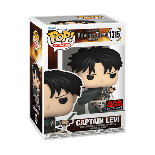 Funko Pop! Animation: Attack on Titan - Captain Levi Ackerman #1315 AAA Anime Exclusive