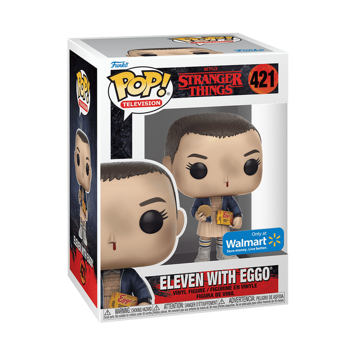 Funko Pop! Television: Stranger Things - Eleven with Eggos #421 Walmart Exclusive