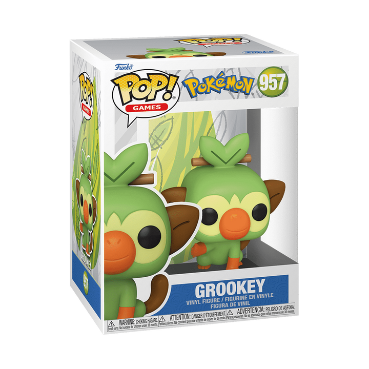 Funko Pop! Games: Pokemon - Grookey Waving #957