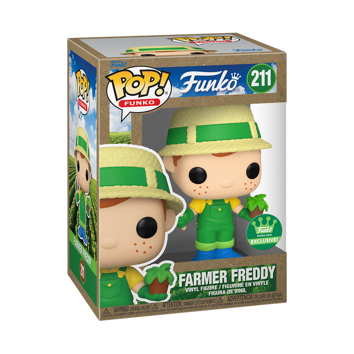 Funko Pop! Originals: Earth Day - Farmer Freddy #211 Shop Exclusive