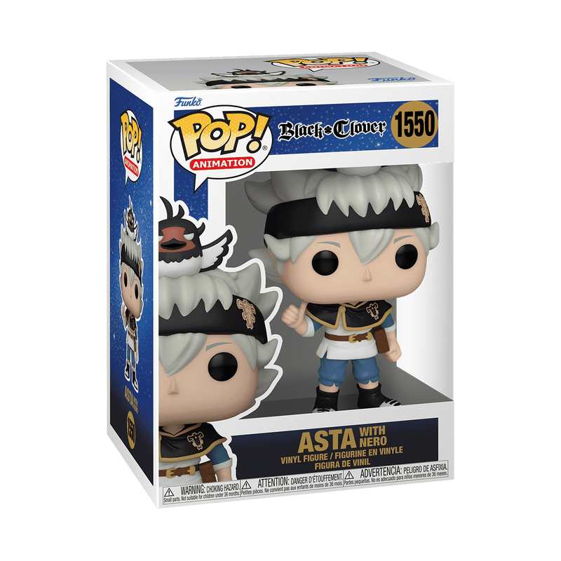 Funko Pop! Animation: Black Clover - Asta with Nero #1550