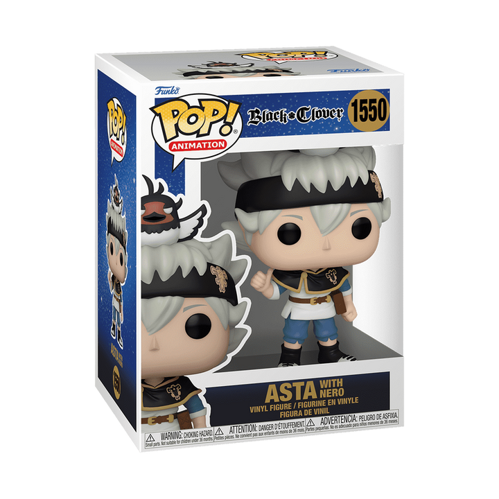 Funko Pop! Animation: Black Clover - Asta with Nero #1550