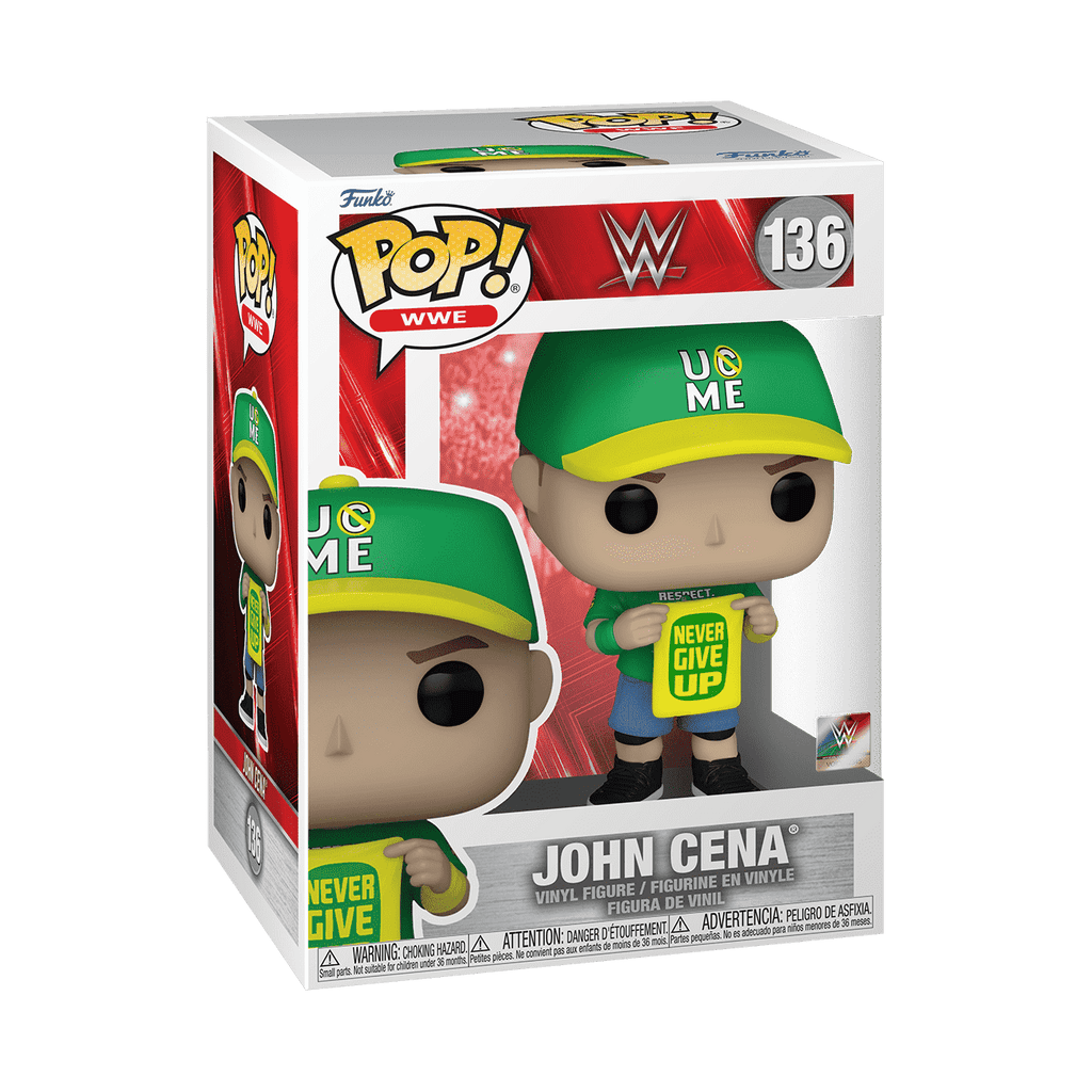 Funko Pop! Sports: WWE - John Cena with Never Give Up Towel #136