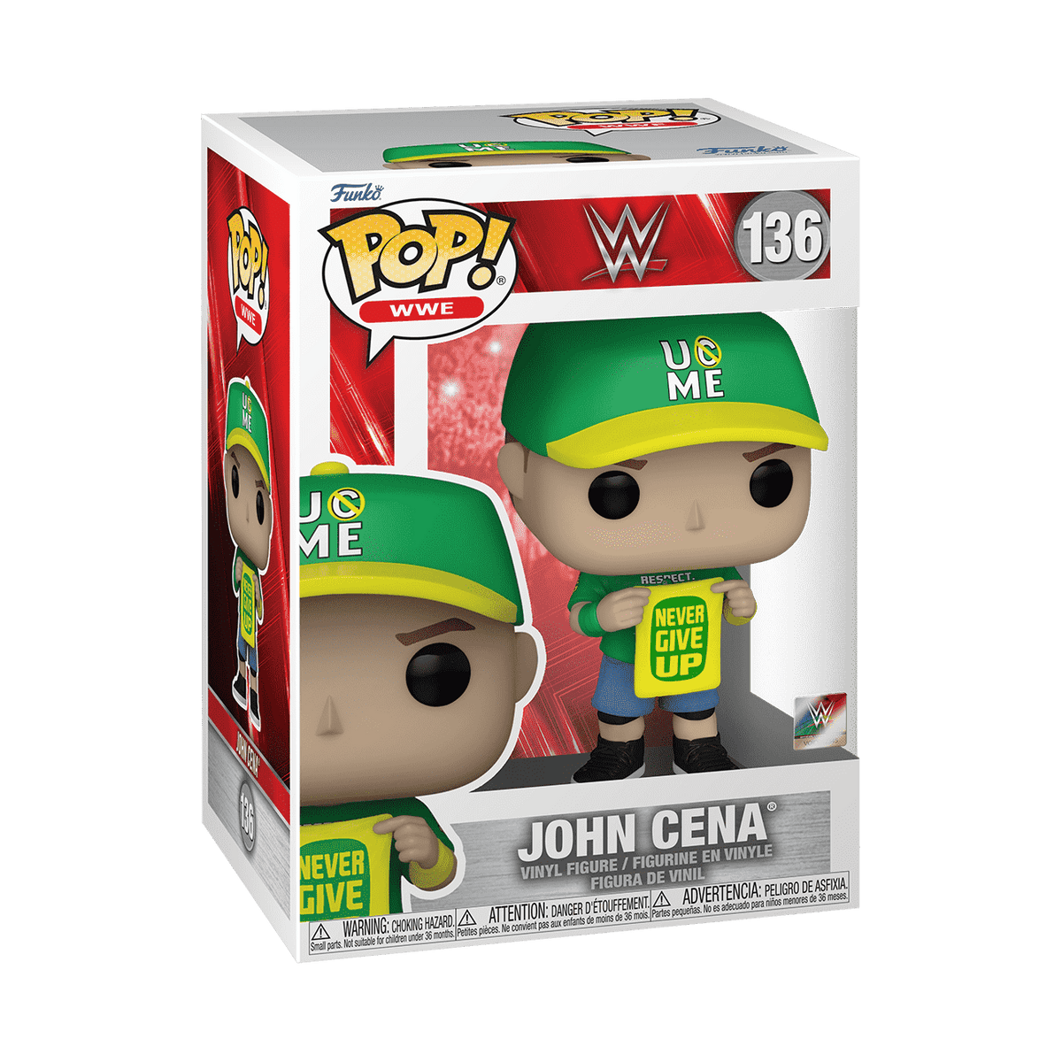 Funko Pop! Sports: WWE - John Cena with Never Give Up Towel #136