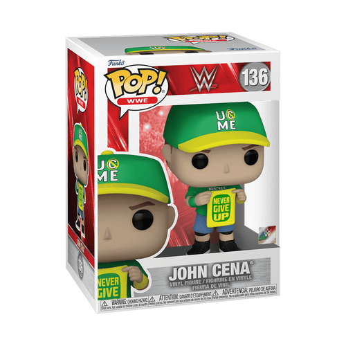 Funko Pop! Sports: WWE - John Cena with Never Give Up Towel #136