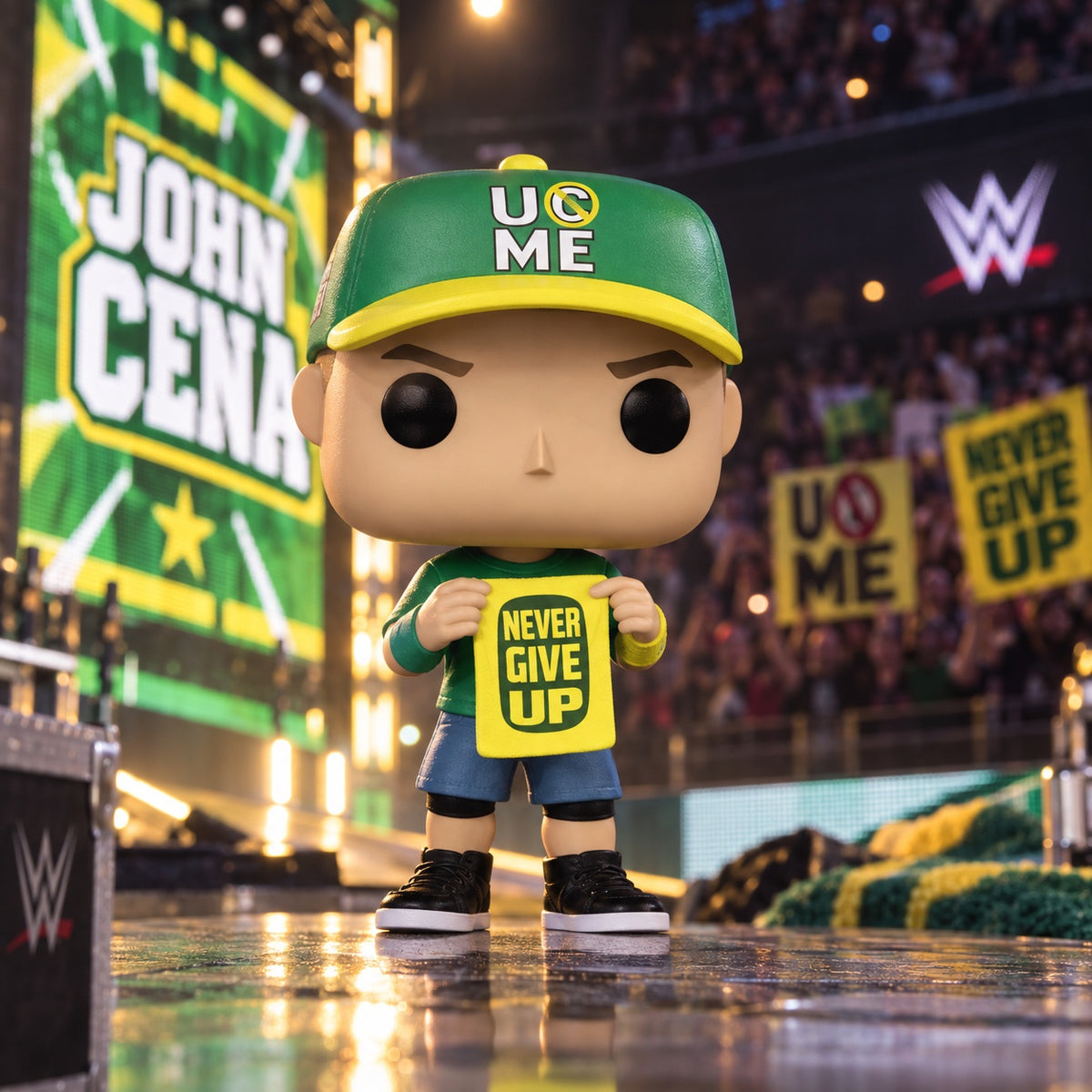 Funko Pop! Sports: WWE - John Cena with Never Give Up Towel #136
