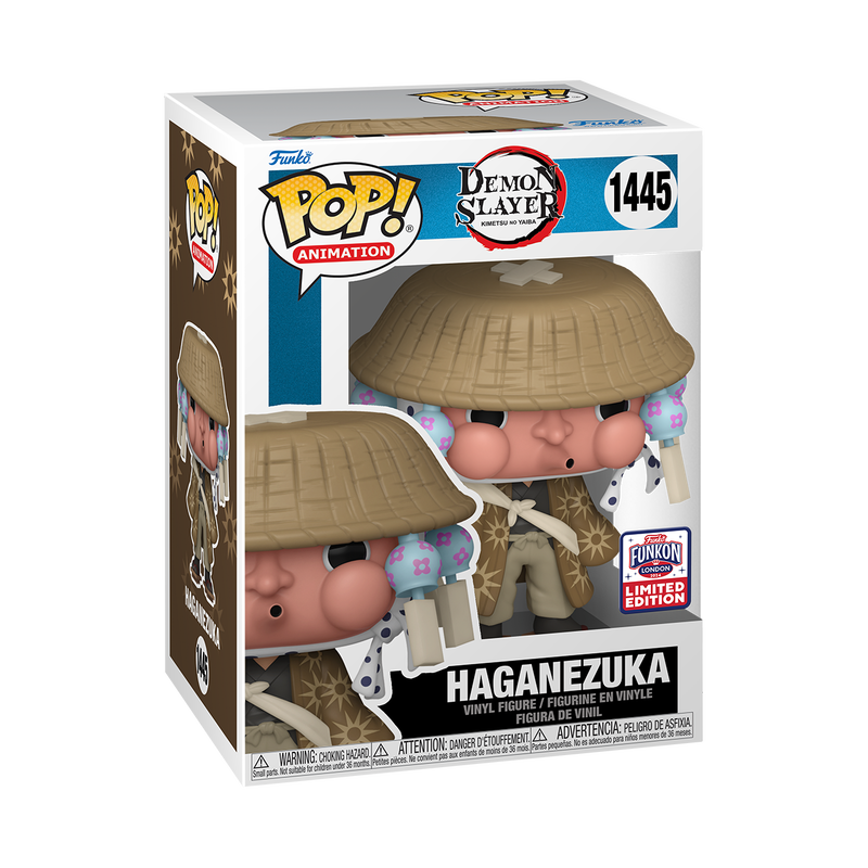 Funko Pop! Animation: Demon Slayer: Kimetsu no Yaiba - Haganezuka with Hat #1445 2024 FunKon London