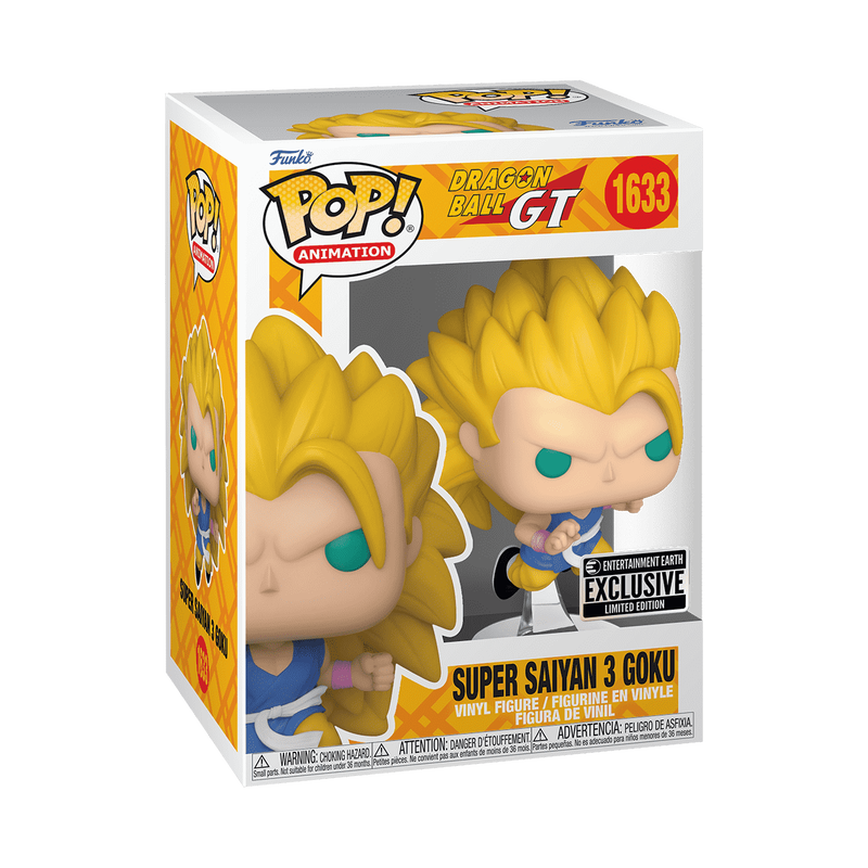 Funko Pop! Animation: Dragon Ball GT - Super Saiyan 3 Kid Goku #1633 Entertainment Earth Exclusive