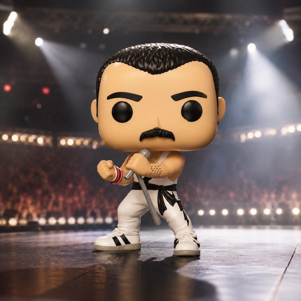 Funko Pop! Rocks: Queen - Freddie Mercury White Singlet #496
