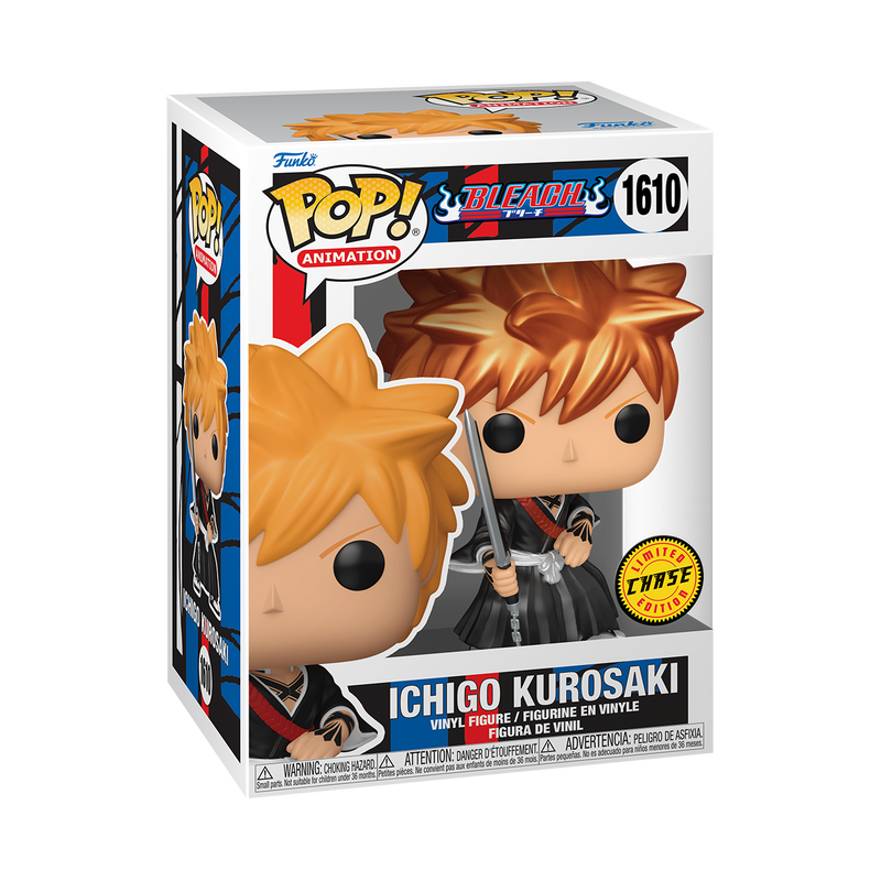 Funko Pop! Animation: Bleach - Ichigo Kurosaki #1610 Metallic Chase