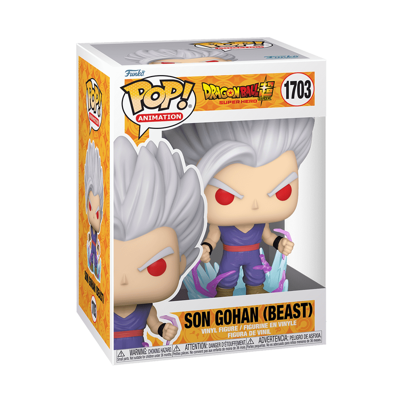 Funko Pop! Animation: Dragon Ball Super: Super Hero - Son Gohan Beast Powering Up #1703