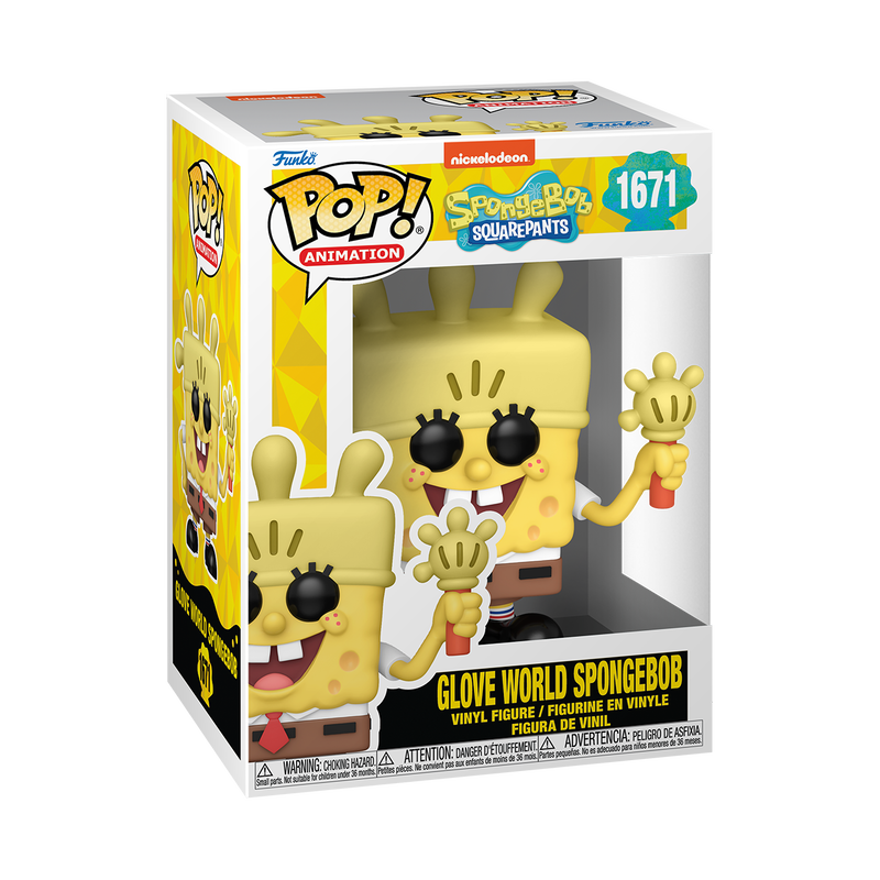 Funko Pop! Animation: SpongeBob SquarePants 25th Anniversary - Glove World SpongeBob #1671