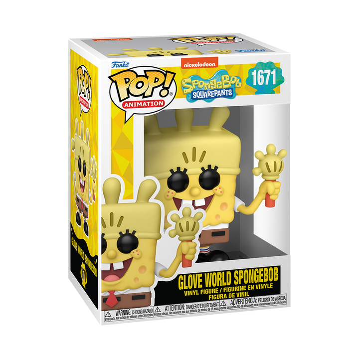 Funko Pop! Animation: SpongeBob SquarePants 25th Anniversary - Glove World SpongeBob #1671