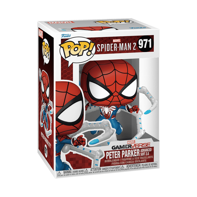 Funko Pop! Marvel Gamerverse: Spider-Man 2 - Peter Parker Advanced Suit 2.0 #971