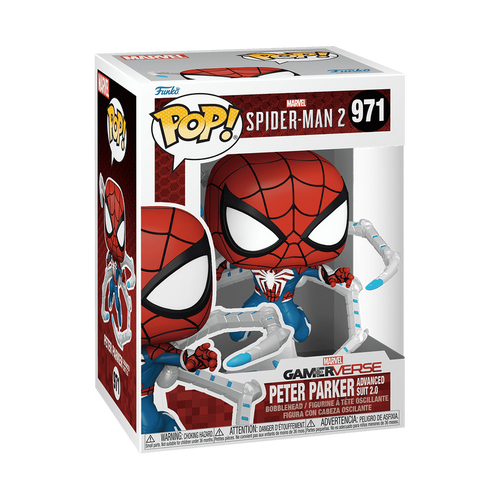 Funko Pop! Marvel Gamerverse: Spider-Man 2 - Peter Parker Advanced Suit 2.0 #971