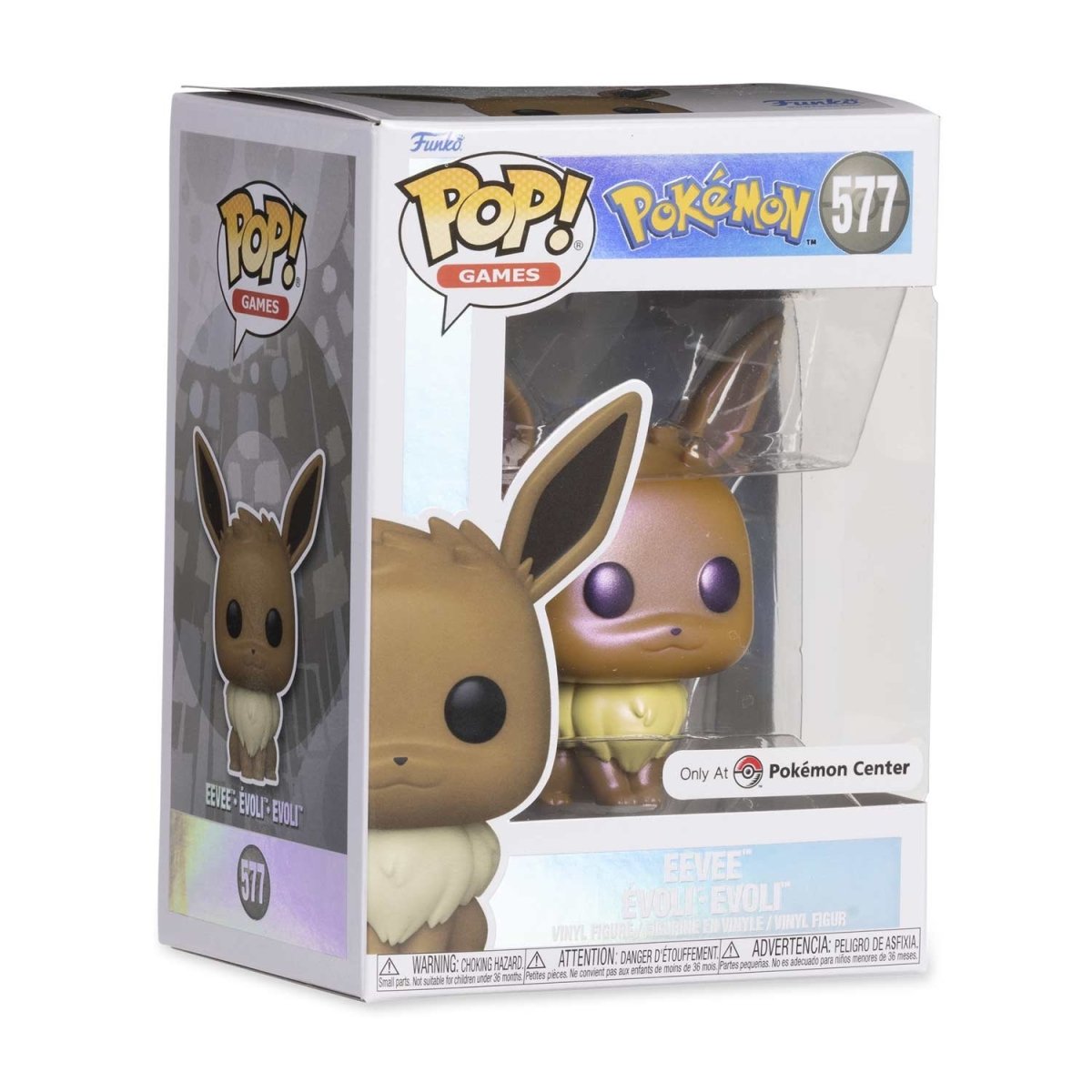 Funko Pop! Games: Pokemon - Eevee Pearlescent #577 Pokemon Center Exclusive