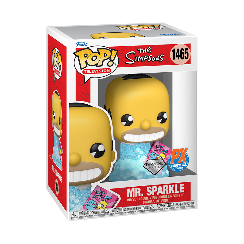 Funko Pop! Animation: The Simpsons - Mr. Sparkle Diamond Glitter PX Exclusive #1465