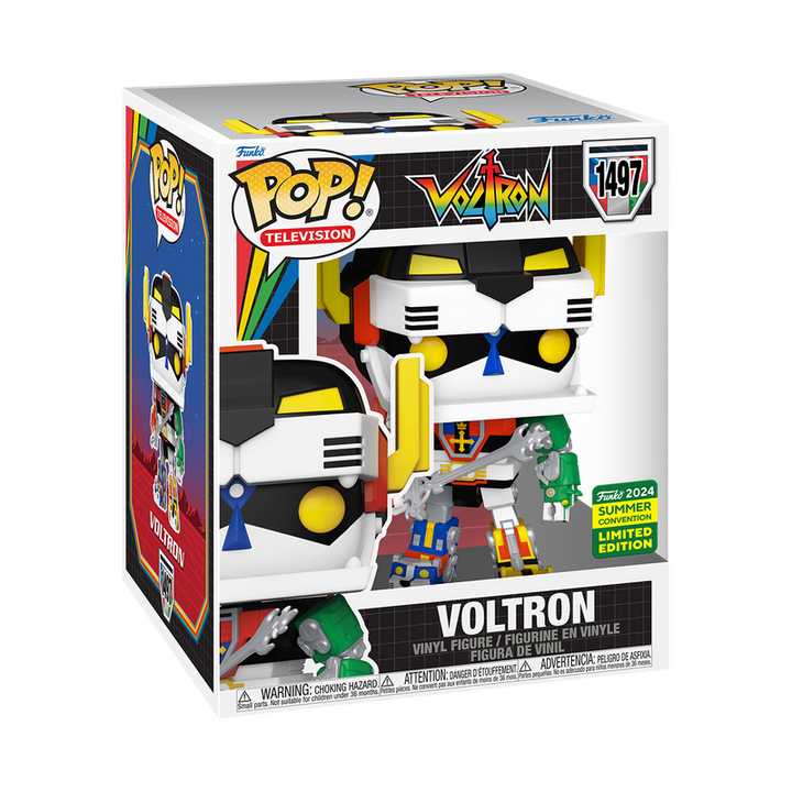 Funko Pop! Super Television: Voltron - Voltron With Blazing Sword #1497 2024 Summer Convention