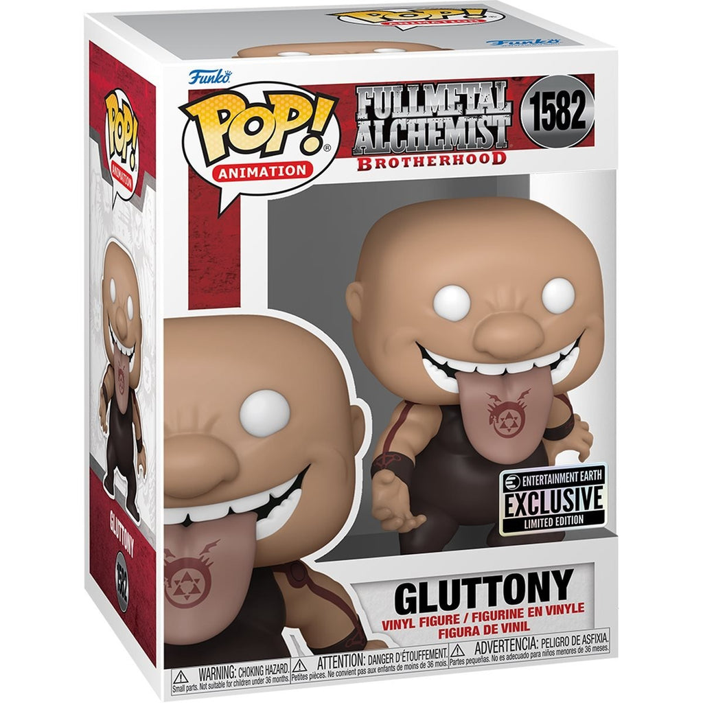 Funko Pop! Animation: Fullmetal Alchemist Brotherhood - Gluttony #1582 Entertainment Earth Exclusive