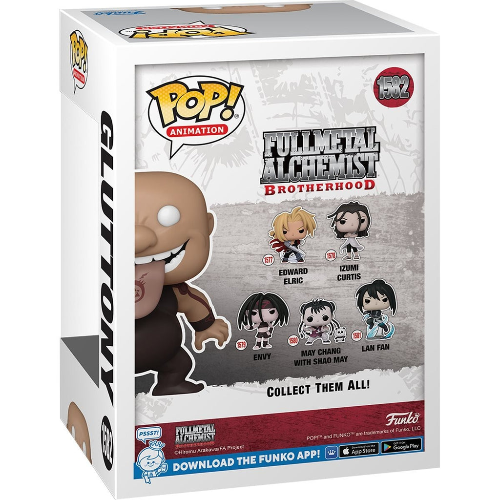 Funko Pop! Animation: Fullmetal Alchemist Brotherhood - Gluttony #1582 Entertainment Earth Exclusive