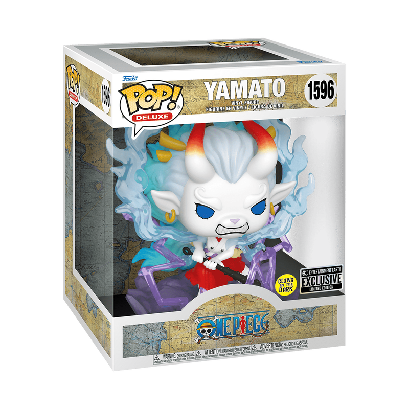 Funko Pop! Deluxe: One Piece - Yamato Man-Beast Form Glow-in-the-dark #1596 Entertainment Earth Exclusive